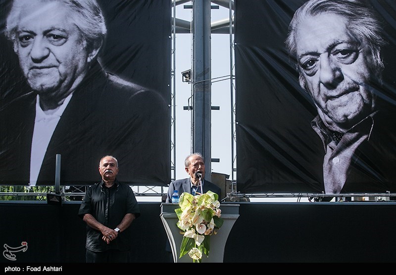 مراسم تشییع پیکر عزت الله انتظامی - تالار وحدت