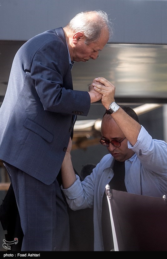 مراسم تشییع پیکر عزت الله انتظامی - تالار وحدت