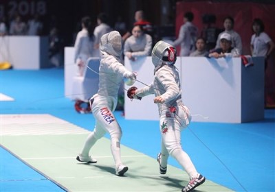 آیسان گنجی در مسابقات سابر اندونزی در رده سی و چهارم قرار گرفت