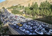 تشدید ترافیک در محورهای شمالی همزمان با روز طبیعت