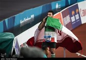کسب مدال طلای احسان حدادی در مسابقات پرتاب دیسک - بازی‌های آسیایی 2018