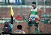 احسان حدادی در مسابقات پرتاب دیسک - بازی‌های آسیایی 2018