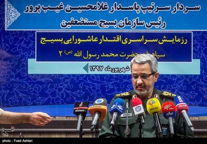 نشست خبری رئیس سازمان بسیج مستضعفین