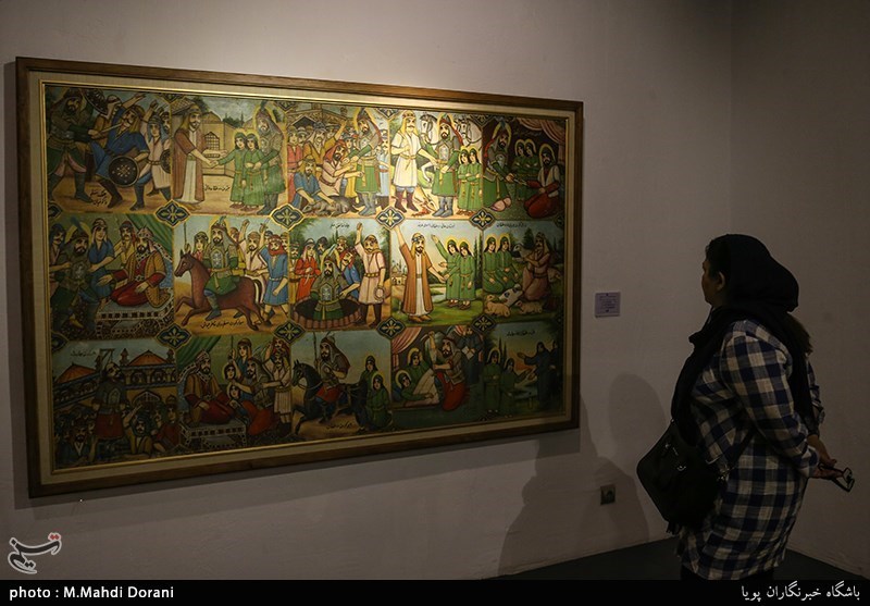 افتتاح نمایشگاه نقاشی قهوه خانه ای ایران