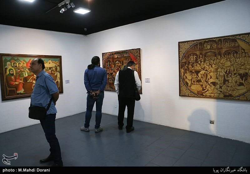 افتتاح نمایشگاه نقاشی قهوه خانه ای ایران