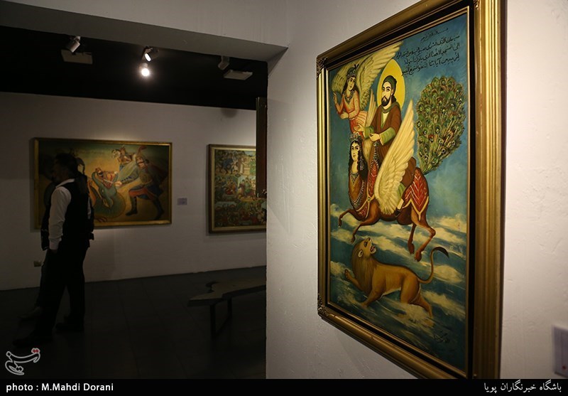 افتتاح نمایشگاه نقاشی قهوه خانه ای ایران