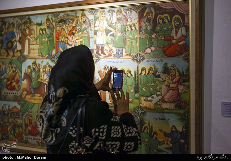 افتتاح نمایشگاه نقاشی قهوه خانه ای ایران