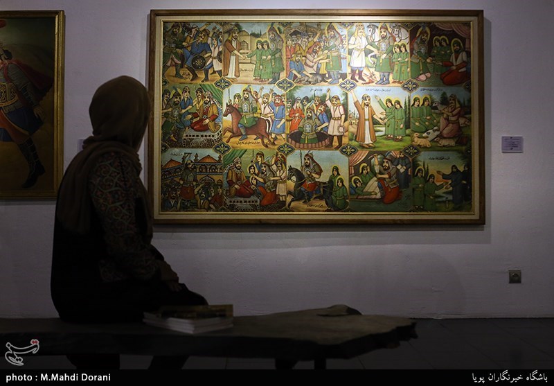 افتتاح نمایشگاه نقاشی قهوه خانه ای ایران