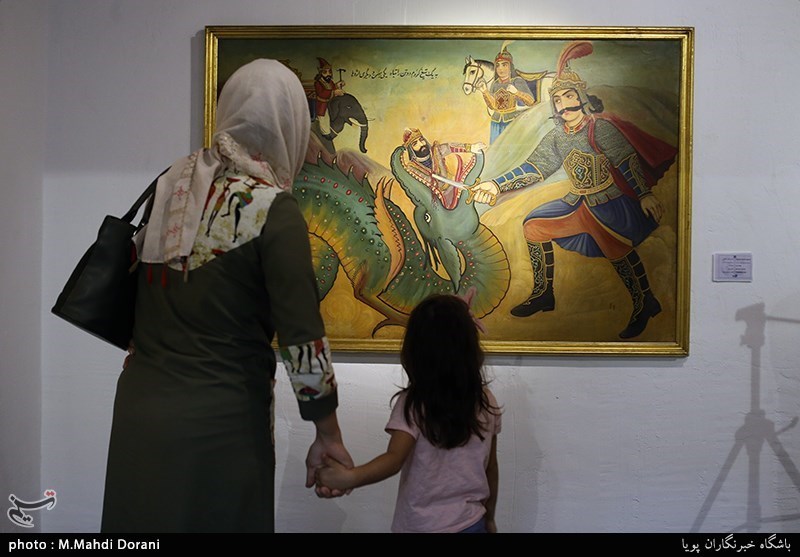 افتتاح نمایشگاه نقاشی قهوه خانه ای ایران