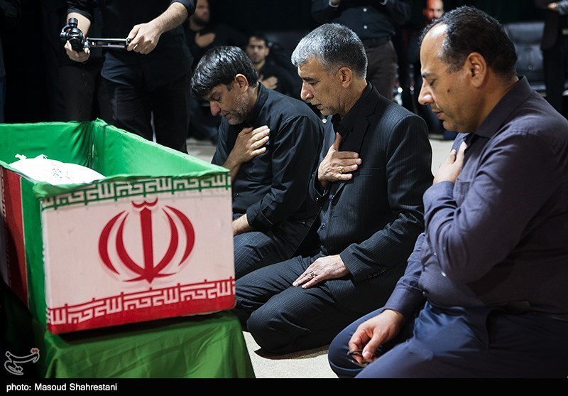 وداع با پیکرمطهر شهید رحیم رجبی