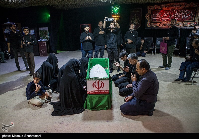 وداع با پیکرمطهر شهید رحیم رجبی