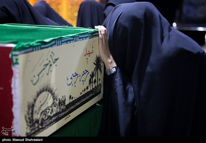 وداع با پیکرمطهر شهید رحیم رجبی