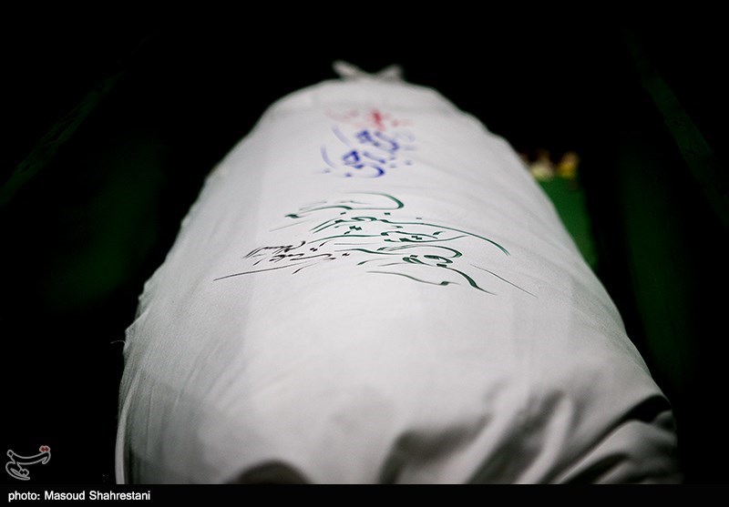 وداع با پیکرمطهر شهید رحیم رجبی