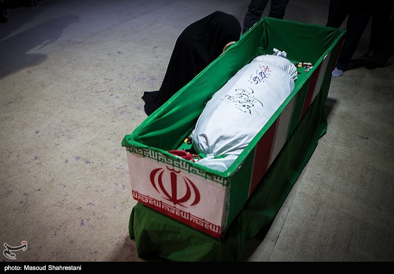 وداع با پیکرمطهر شهید رحیم رجبی