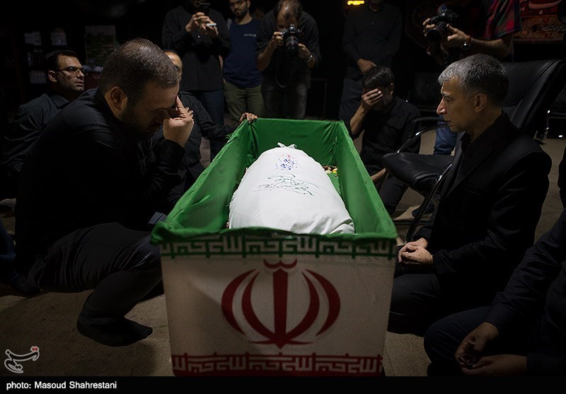 وداع با پیکرمطهر شهید رحیم رجبی