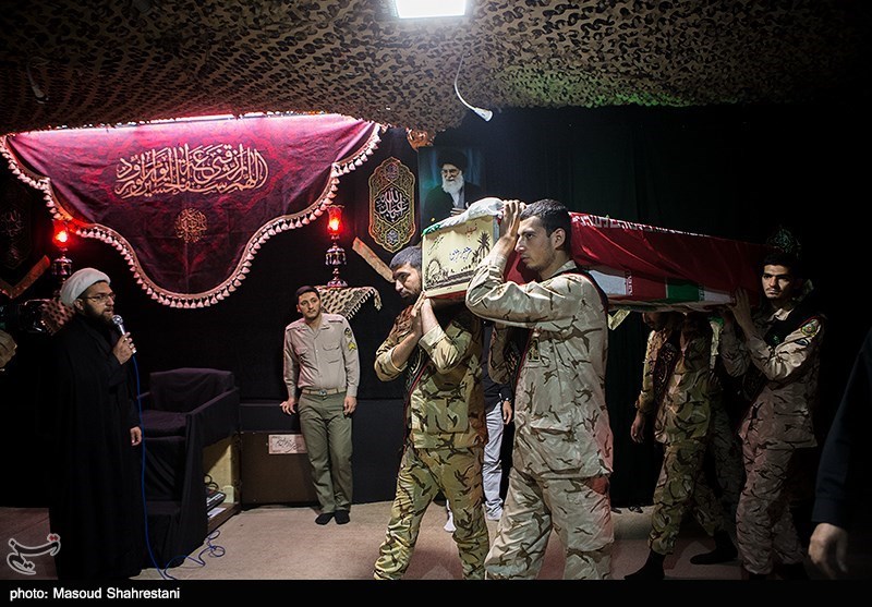 وداع با پیکرمطهر شهید رحیم رجبی