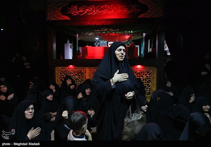 وداع با پیکر شهید مدافع حرم اصغر الیاسی