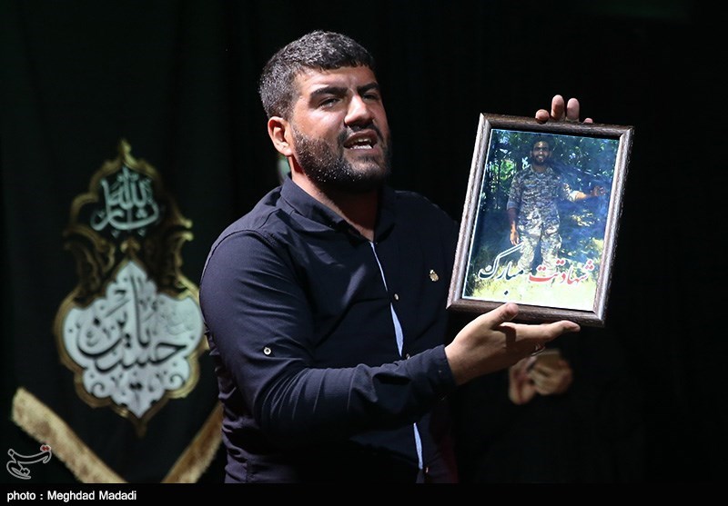 وداع با پیکر شهید مدافع حرم اصغر الیاسی