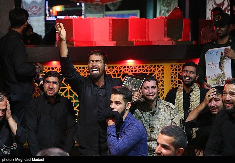 وداع با پیکر شهید مدافع حرم اصغر الیاسی