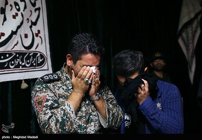 وداع با پیکر شهید مدافع حرم اصغر الیاسی