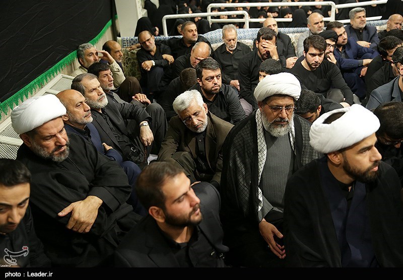 مراسم عزاداری شب تاسوعای حسینی (ع) در حسینیه امام خمینی(ره)