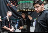 مراسم عزاداری تاسوعای حسینی در بازار تهران 