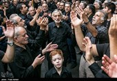مراسم عزاداری تاسوعای حسینی در بازار تهران 