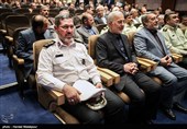 سردار تقی مهری رئیس پلیس راهور ناجا در مراسم تودیع و معارفه دبیرکل ستاد مبارزه با مواد مخدر