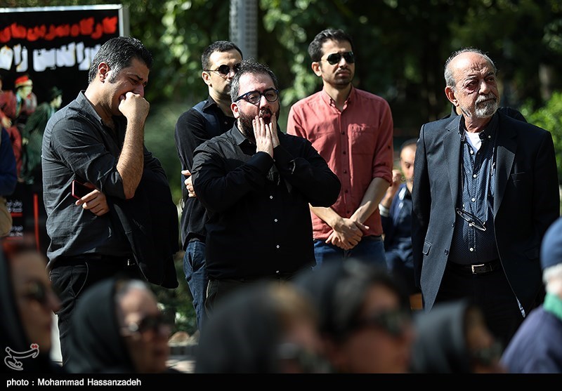 تشییع پیکر رضا امیریار احمدی مجسمه‌ساز پیشکسوت