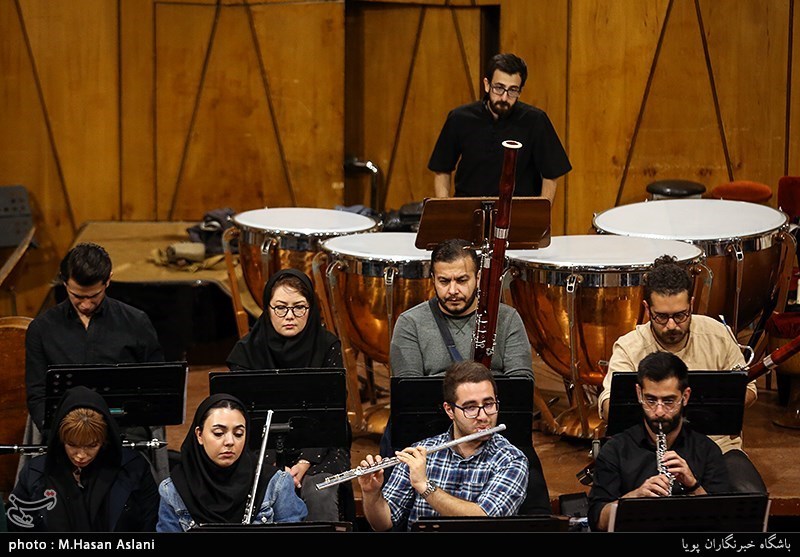 تمرین ارکستر ملی ایران