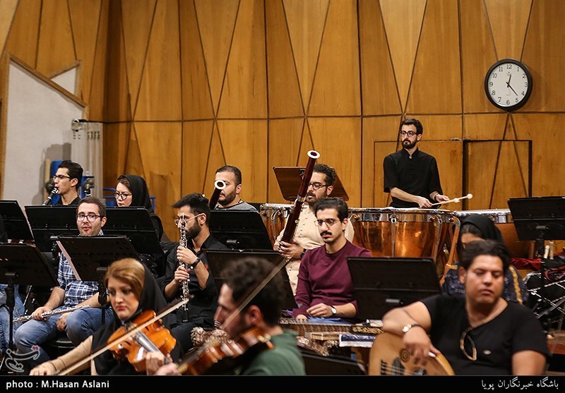 تمرین ارکستر ملی ایران