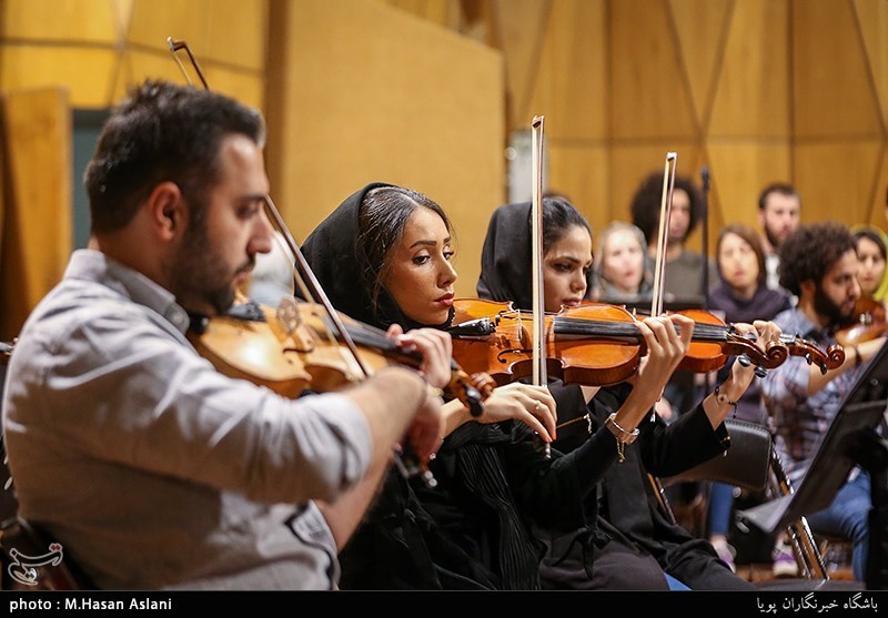 تمرین ارکستر ملی ایران