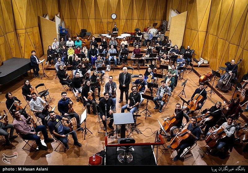 تمرین ارکستر ملی ایران