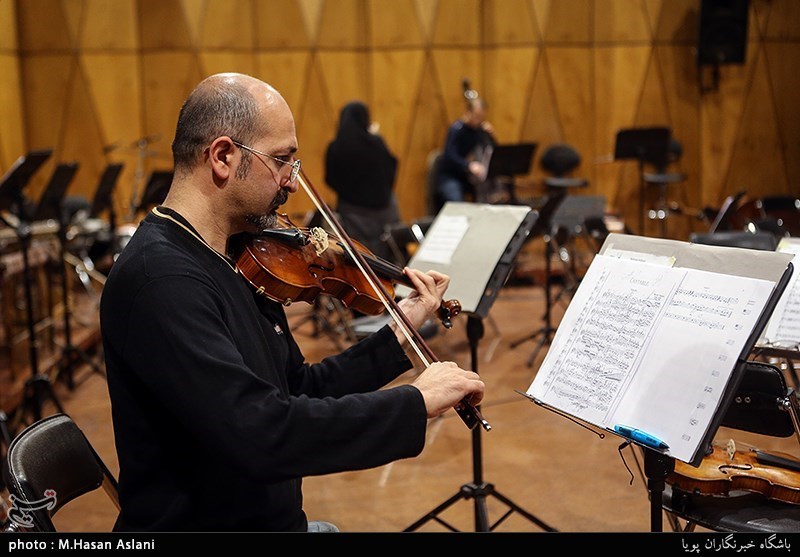 تمرین ارکستر ملی ایران