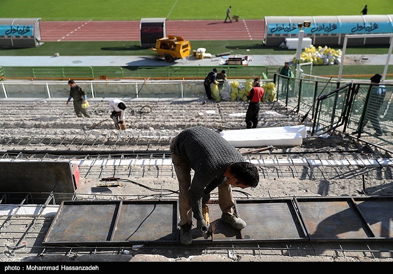 آماده سازی ورزشگاه آزادی برای فینال باشگاه های آسیا