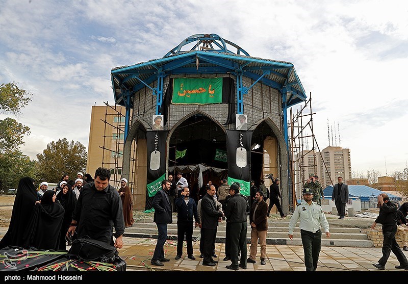 تشییع 3 شهید گمنام در ستاد ناجا