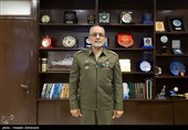 امیرحسین ولی‌وند، فرمانده دانشگاه فرماندهی و‌ ستاد ارتش در همایش ملی تهدیدهای نوپدید دفاعی و‌ نظامی 