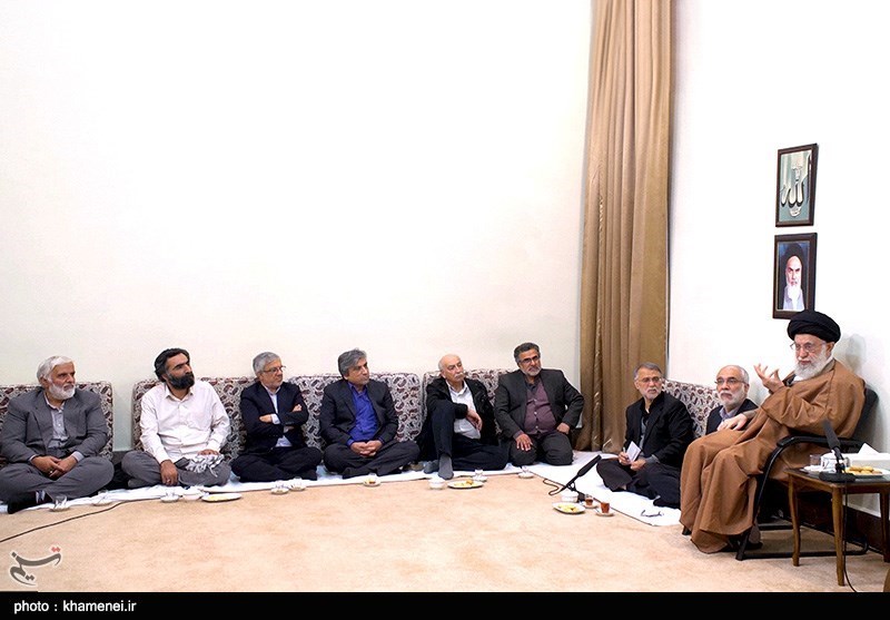 دیدار جمعی از بازیگران، کارگردانان و تهیه‌کنندگان سیما با رهبر معظم انقلاب