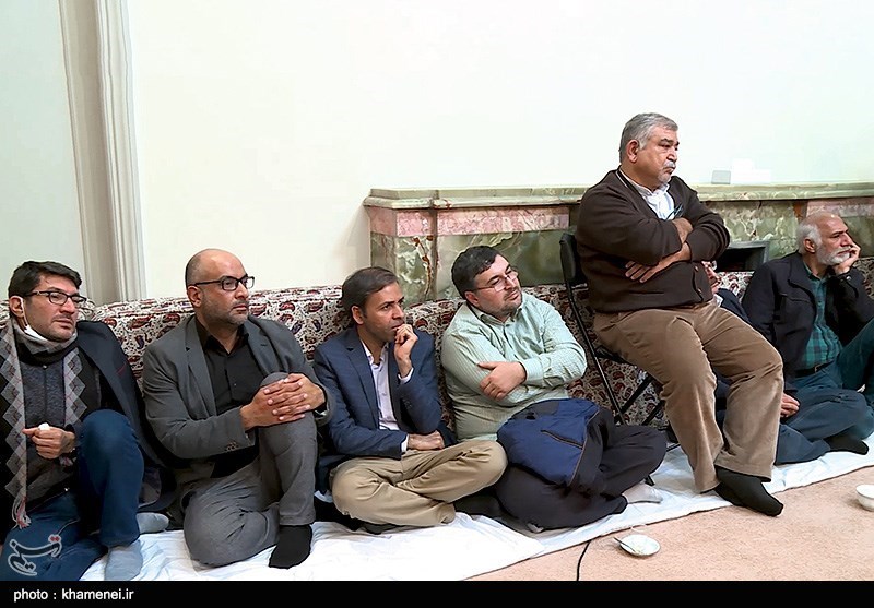 دیدار جمعی از بازیگران، کارگردانان و تهیه‌کنندگان سیما با رهبر معظم انقلاب