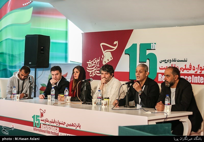 کنفرانس خبری مهمانان بخش بین‌الملل جشنواره فیلم مقاومت