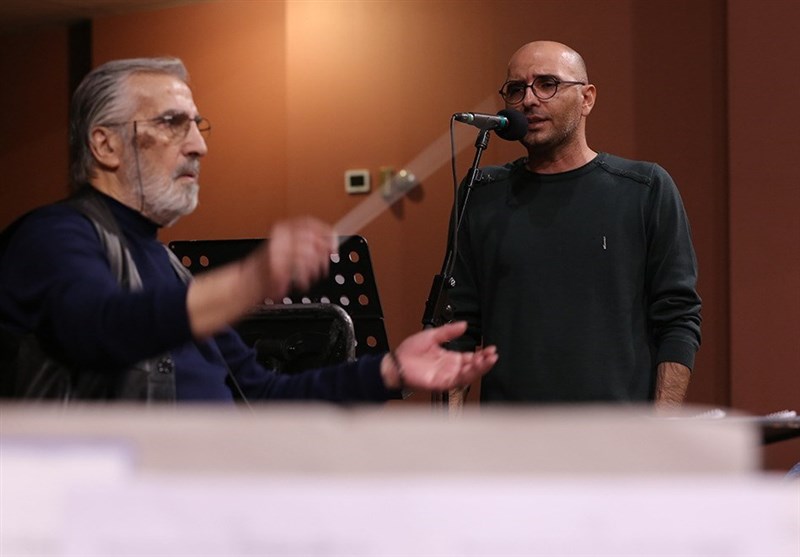 تمرین ارکستر ملی فریدون شهبازیان