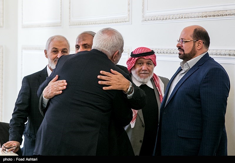 دیدار رئیس هیات پارلمانی فلسطین با وزیر امور خارجه ایران