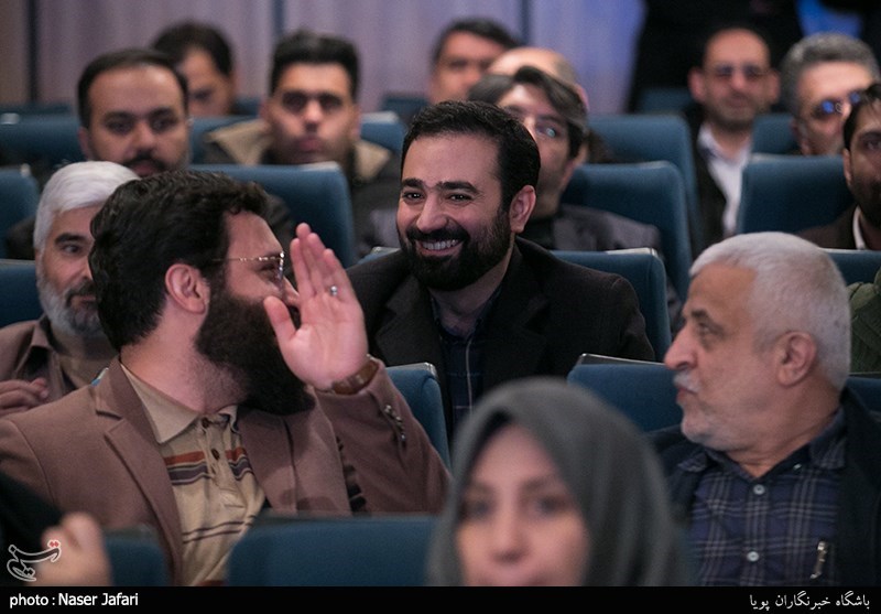 وحید یامین پور در آیین رونمایی از مستند پرتره مرتضی سرهنگی