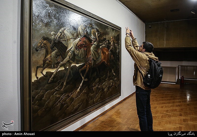 افتتاحیه نمایشگاه «الحق مع علی»