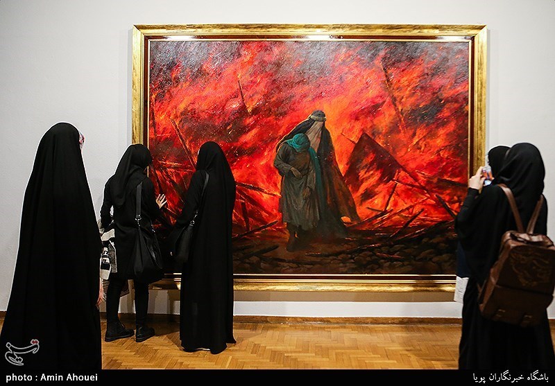 افتتاحیه نمایشگاه «الحق مع علی»