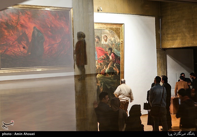 افتتاحیه نمایشگاه «الحق مع علی»