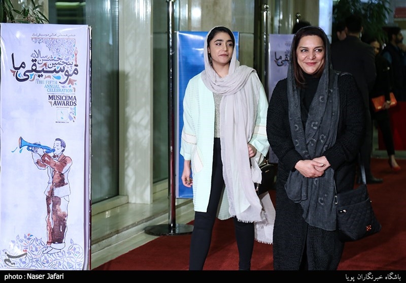 تهمینه میلانی در پنجمین جشن موسیقی سالانه موسیقی ما