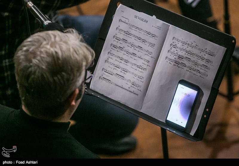 تمرین ارکستر ملی "شب موسیقی آذربایجان"