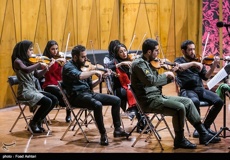 تمرین ارکستر ملی "شب موسیقی آذربایجان"