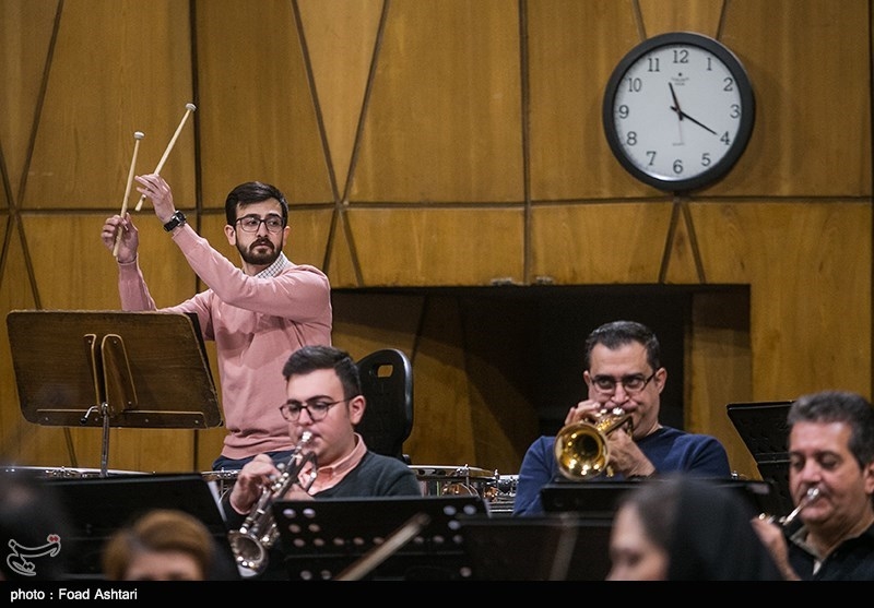 تمرین ارکستر ملی "شب موسیقی آذربایجان"